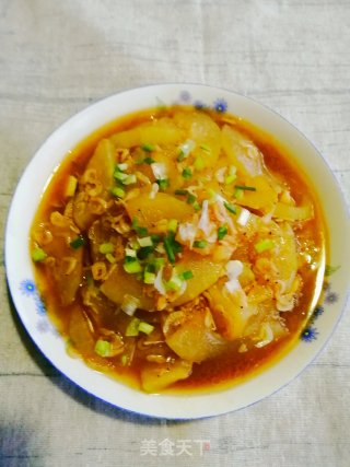 虾皮炒冬瓜的做法