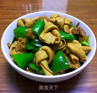 青椒百页结的做法