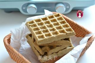 抹茶华夫饼的做法