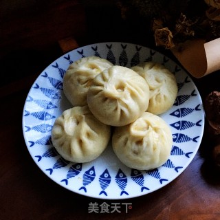 大葱鲜肉包的做法