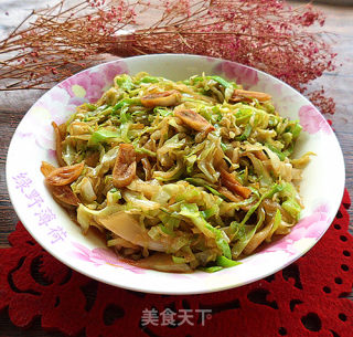 蒜片爆炒洋白菜的做法