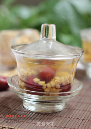 红枣菊花炒麦茶的做法步骤：11