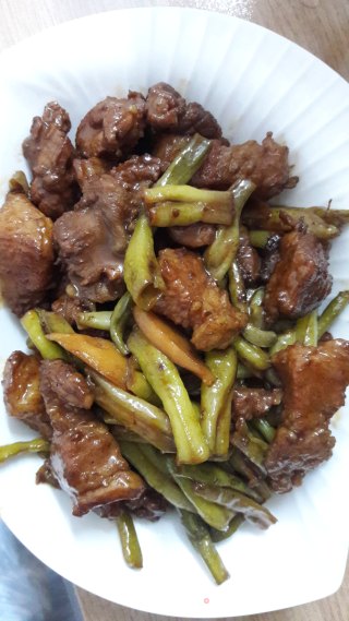 豆角炖肉的做法