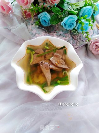 泡菜猪肝汤的做法