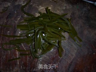 冬季减肥汤---海米肉片什锦汤的做法步骤：3