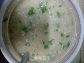 芹菜鸡肉咸粥的做法