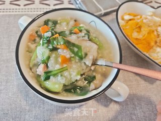 香菇鸡肉粥的做法