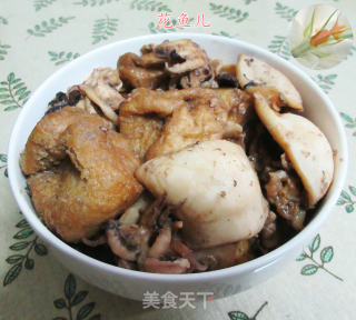 油豆腐烧乌贼的做法