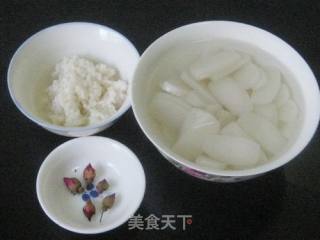 玫瑰酒酿年糕的做法步骤：1