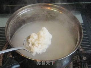 玫瑰酒酿年糕的做法步骤：3