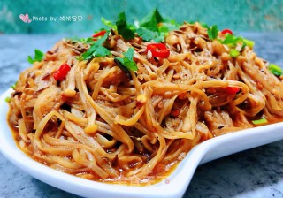 孜然麻辣金针菇的做法