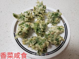 香菜咸食的做法