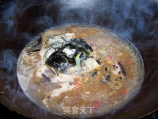 简易的麻辣鱼头锅的做法步骤：8