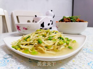 肉丝炒茭白的做法