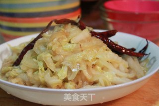 醋溜白菜的做法步骤：5