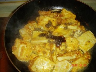 蘑菇锅塌豆腐的做法步骤：5