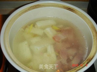 咸肉蔬菜砂锅的做法步骤：3