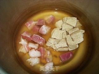 冻豆腐南瓜汤的做法步骤：4