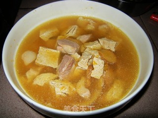 冻豆腐南瓜汤的做法步骤：6
