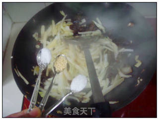 白菜炒木耳的做法步骤：10