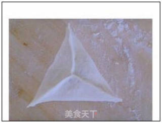 三角豆沙包的做法步骤：7