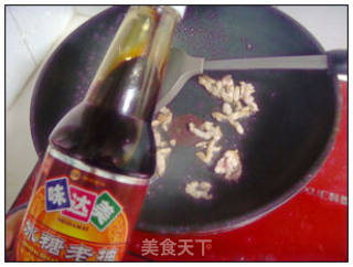 肉丝炒蒜苔的做法步骤：4