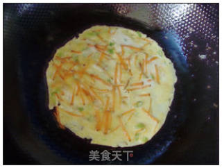 胡萝卜鸡蛋饼的做法步骤：6