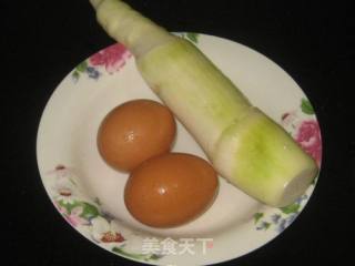 茭白蛋汤的做法步骤：1