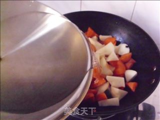 什锦红烧鸡块的做法步骤：7