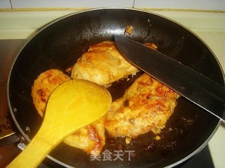 煎鸡脯的做法步骤：4