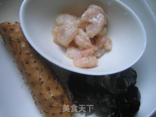 虾仁山药的做法步骤：1