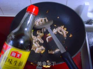 肉炒茄条的做法步骤：4