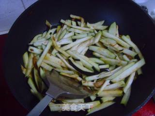 肉炒茄条的做法步骤：5