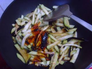 肉炒茄条的做法步骤：6