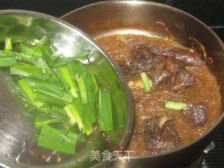 青蒜粉丝羊肉的做法步骤：5