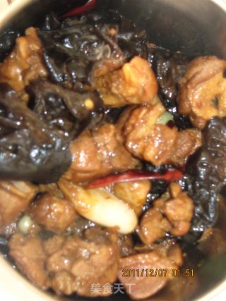 黑木耳干烧鸭的做法步骤：9