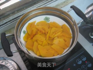简单的南瓜米饼的做法步骤：1