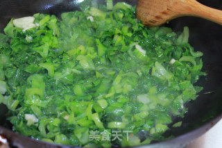 蒜炒芥菜的做法步骤：4