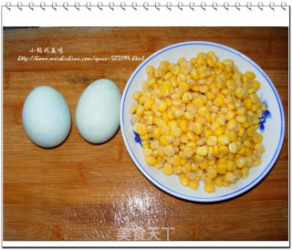 金沙玉米粒的做法步骤：1