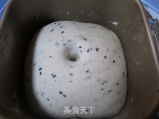 面包机版全麦黑芝麻吐司的做法步骤：13