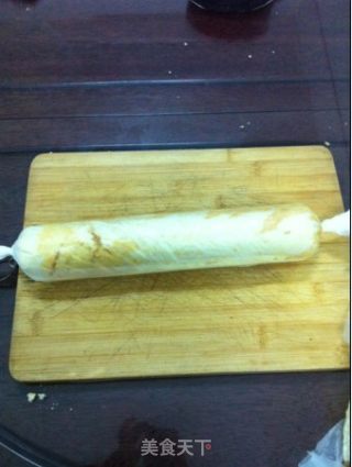 巧克力酱蛋糕卷的做法步骤：8