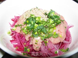 酸蚂蚁生肉拌紫萝卜的做法步骤：8