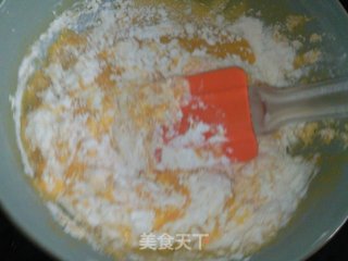 南瓜戚风水果蛋糕的做法步骤：4