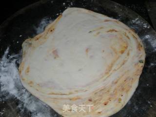 辣肉千层饼的做法步骤：10