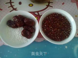 红豆西米露（小丸子版）的做法步骤：1