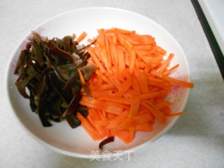 炒三丝的做法步骤：2