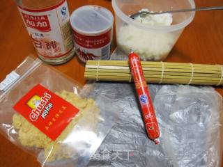 小文子出品~~【辣味火腿肉松寿司】的做法步骤：1