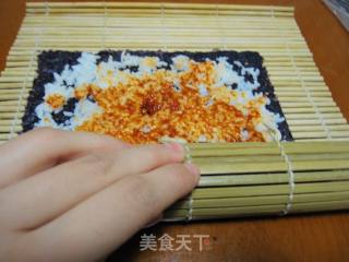 小文子出品~~【辣味火腿肉松寿司】的做法步骤：6