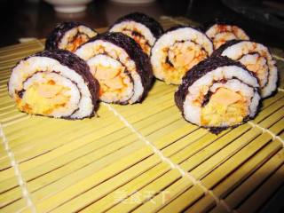 小文子出品~~【辣味火腿肉松寿司】的做法步骤：8
