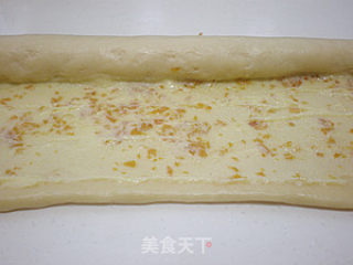 卡士达甜味卷（橘味）的做法步骤：5